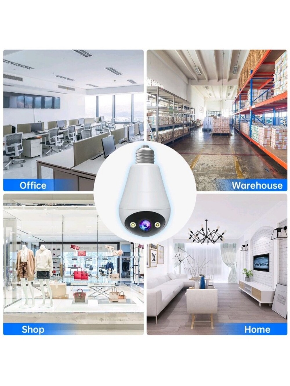 NEW Jooan Smart Security Camera! WiFi Wireless 2-Way Audio Motion Det. Night Vsn